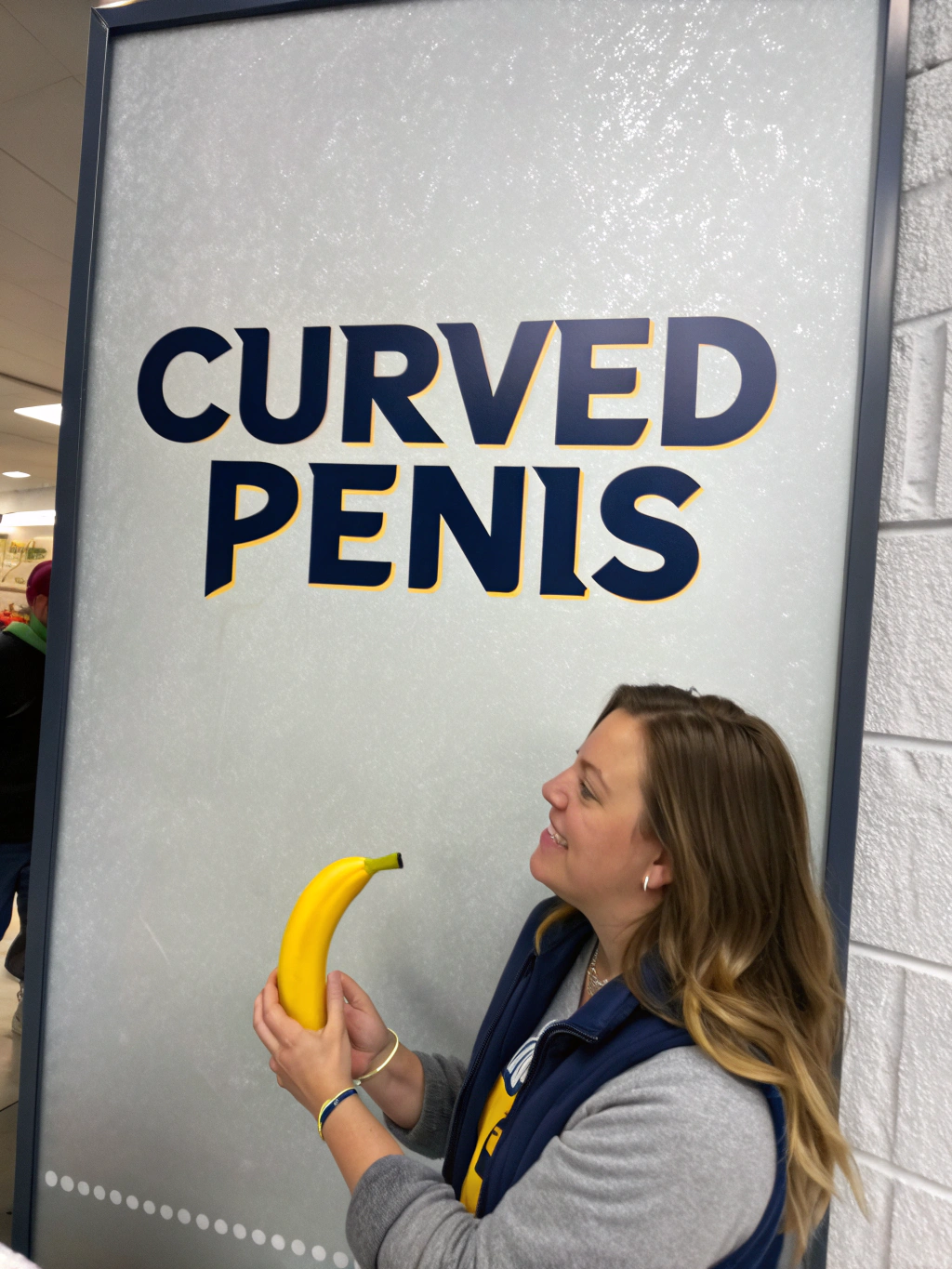 Curved penis