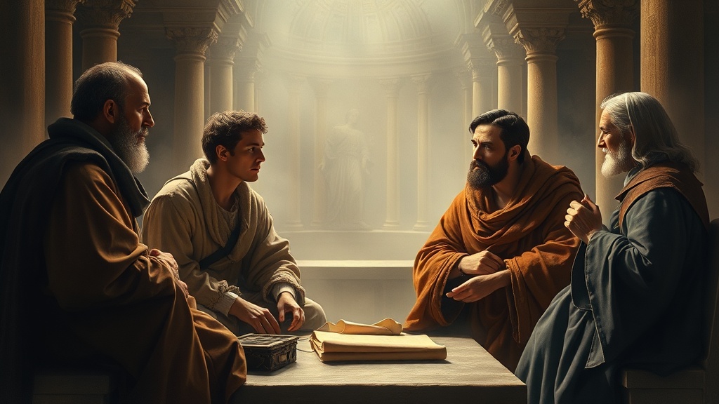 공적인 비밀의 중요성과 성스러움을 표현한 이미지