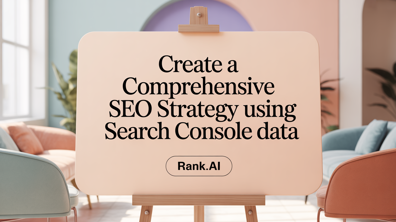 Create a Robust SEO Action Plan Using Search Console Data