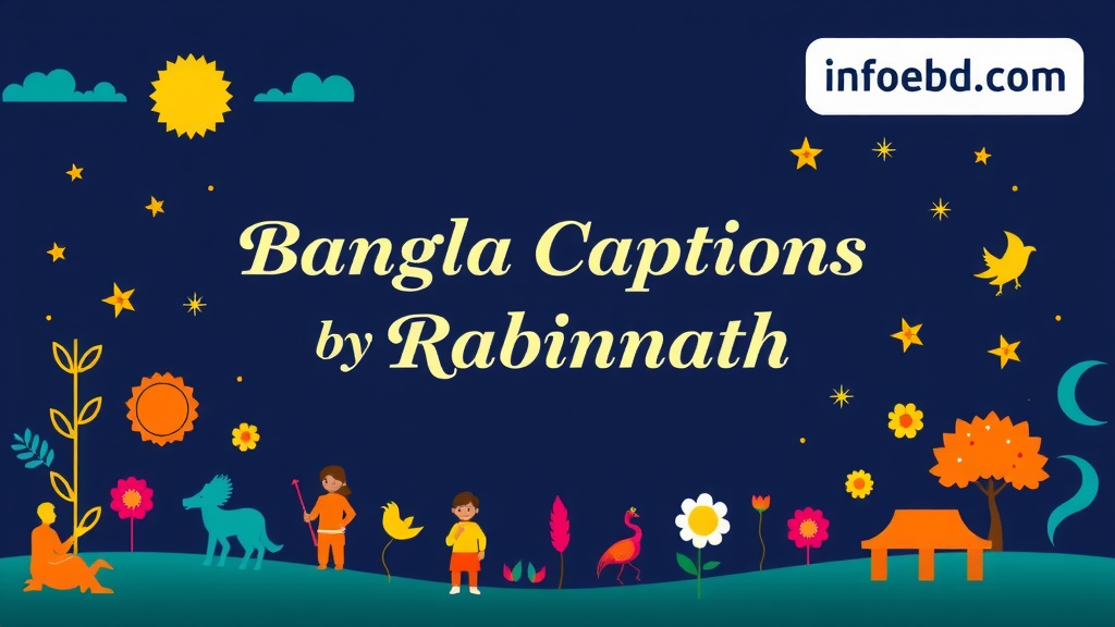 বাংলা ক্যাপশন রবীন্দ্রনাথ