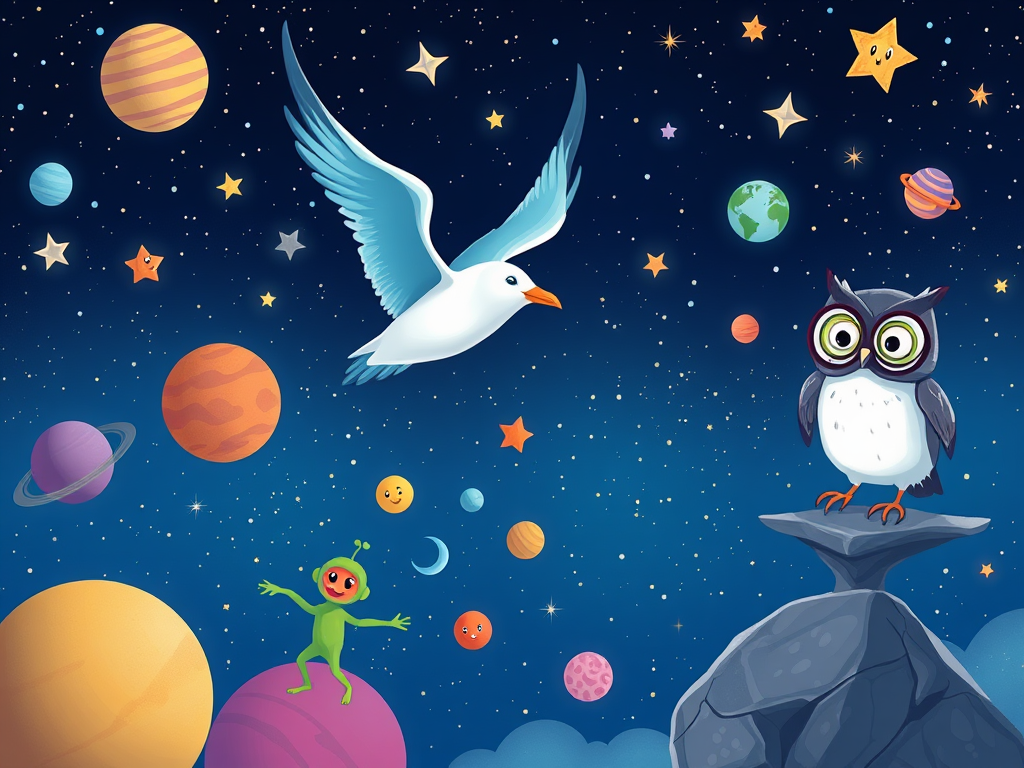 Indigo Sky: The Seagull’s Space Adventure