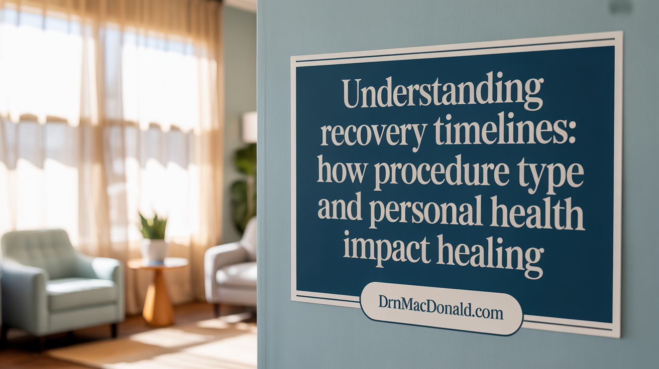 Understanding Recovery Timelines: How Procedure Type and Personal Health Impact Healing