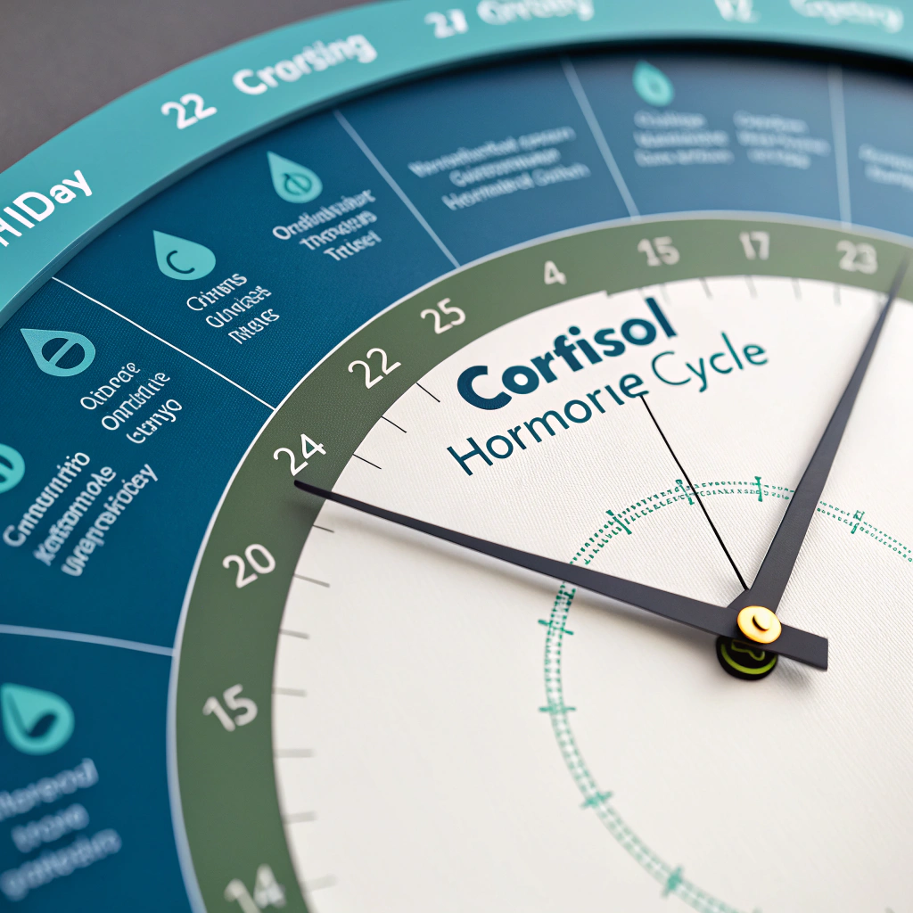 Cortisol Cocktail: Science-Backed Morning Drink for Stress Relief 7 Cortisol hormone daily cycle chart showing best times to drink cortisol cocktail