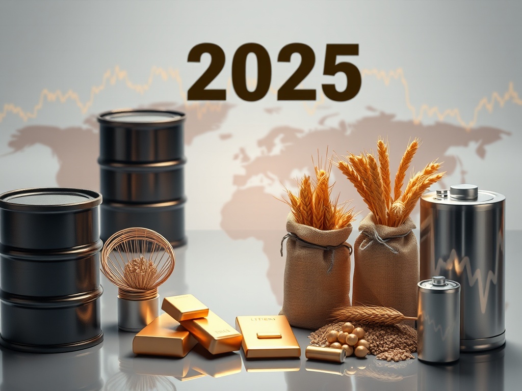 2025년 국제 원자재 시장의 전반적 흐름