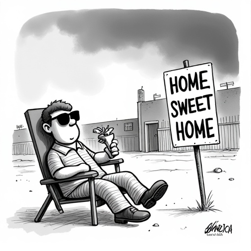 Severe storms in Nebraska kill one, injure another single-panel cartoon