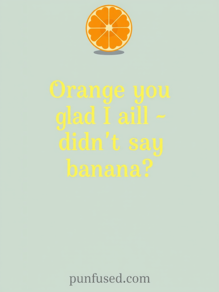 orange puns