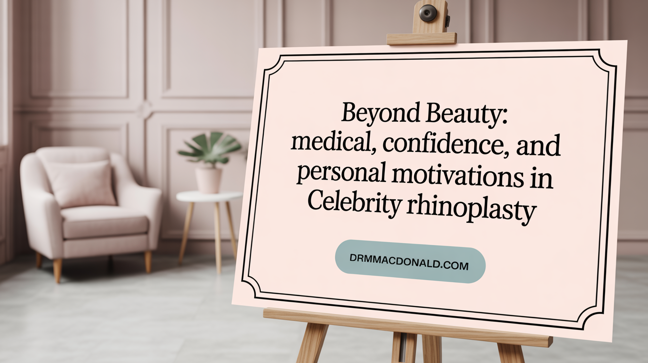 Beyond Beauty: Medical, Confidence, and Personal Motivations in Celebrity Rhinoplasty