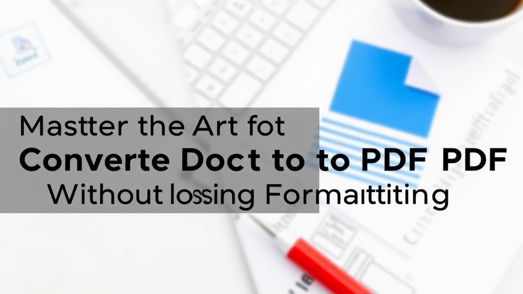 Featured image for: Master the Art of Converting Google Docs to PDF Without Losing Formatting