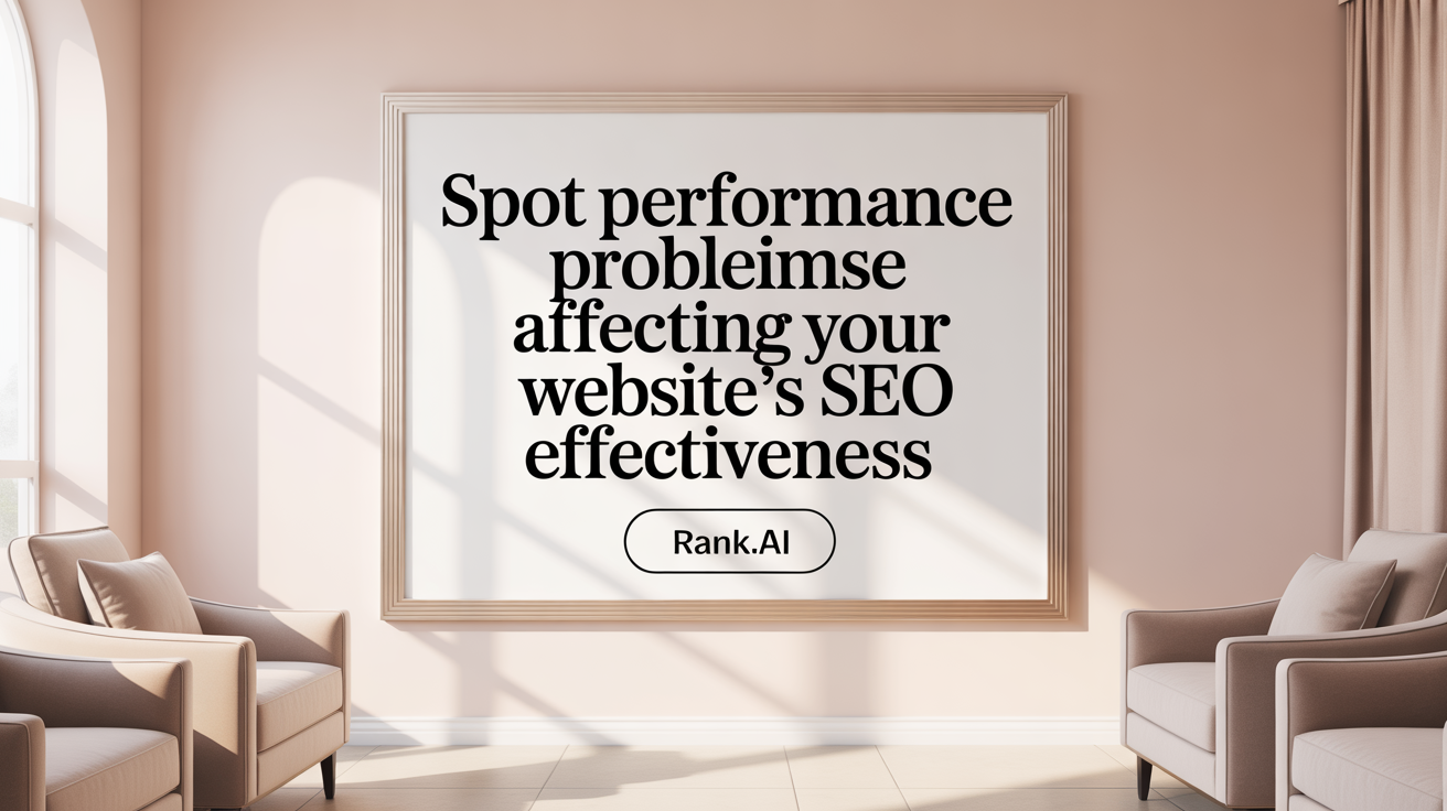 Spot Performance Problems Affecting Your SEO Effectiveness