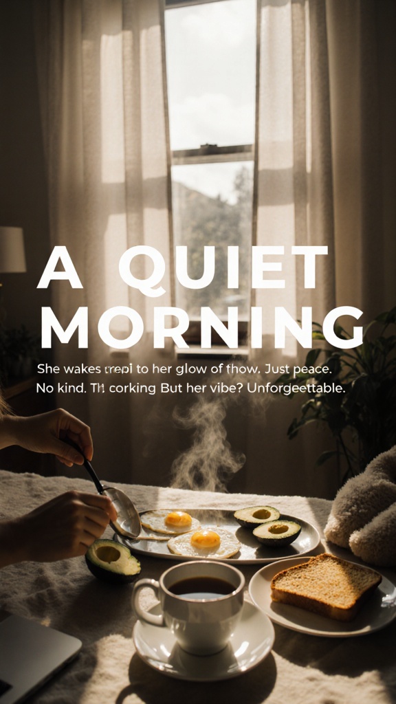 ---
### 🎬 **Mini Vlog Script: “A Quiet Morning