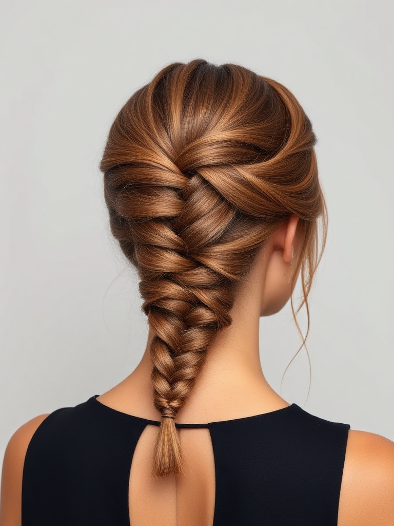 French Braid for Medium Hair