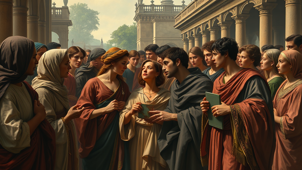 문화 교류와 협력을 강조한 그림