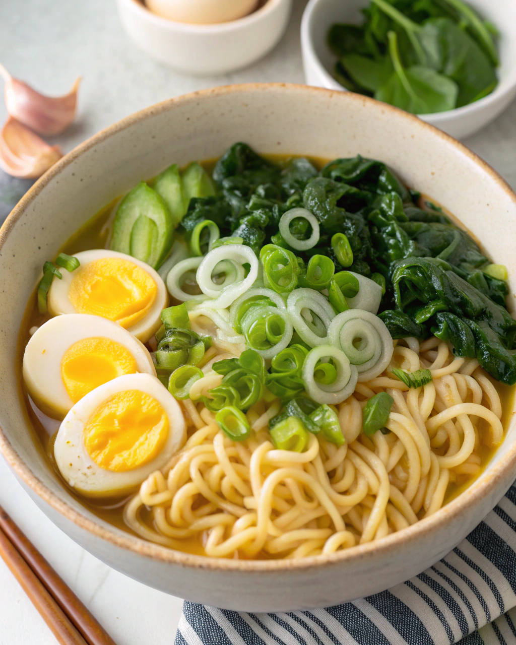 #OnionBoilRamen ngredients