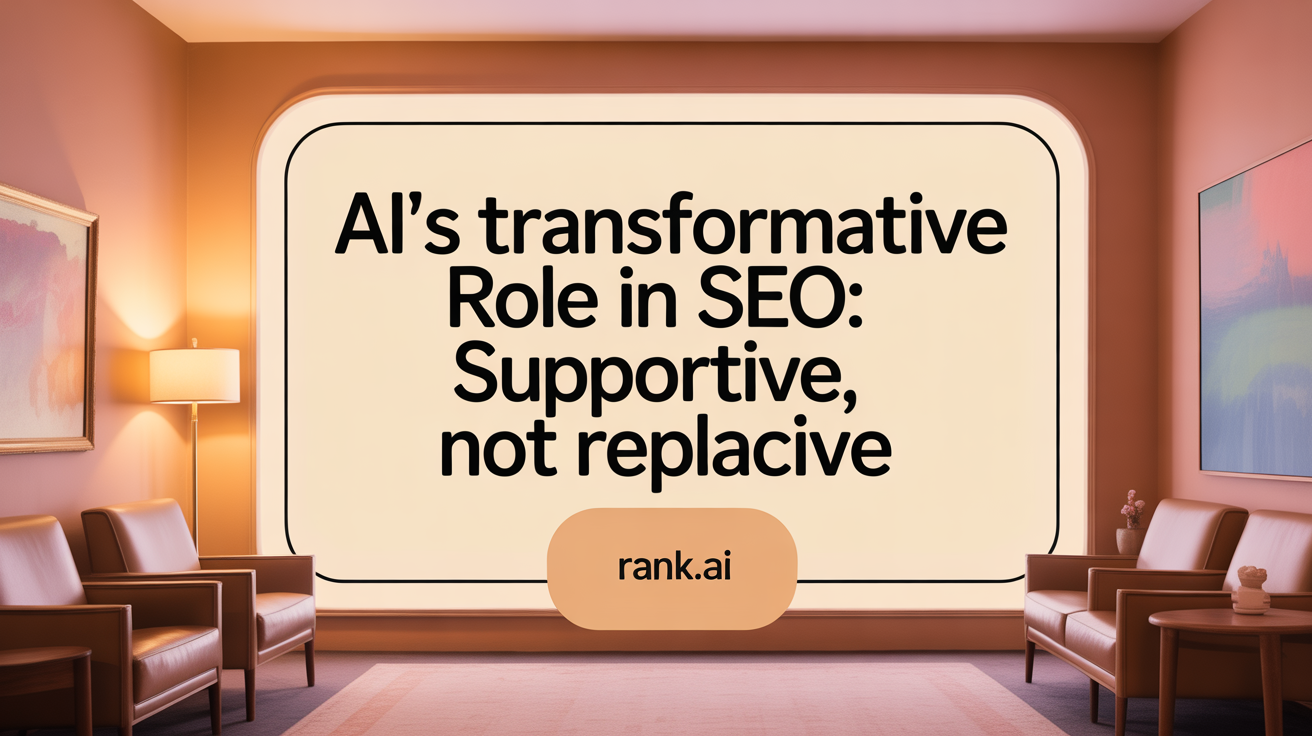AI’s Transformative Role in SEO: Supportive, Not Replacive