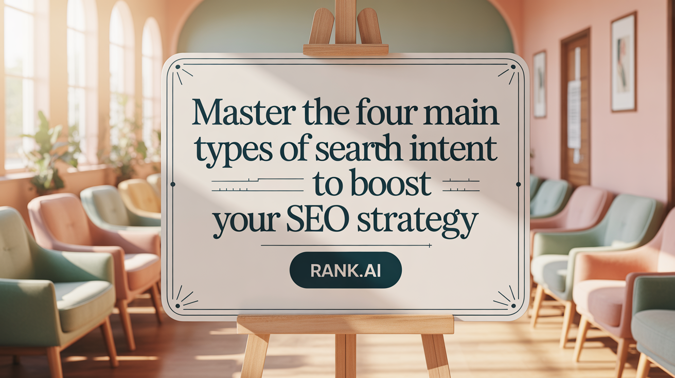 Master the Four Main Types of Search Intent to Boost Your SEO Strategy