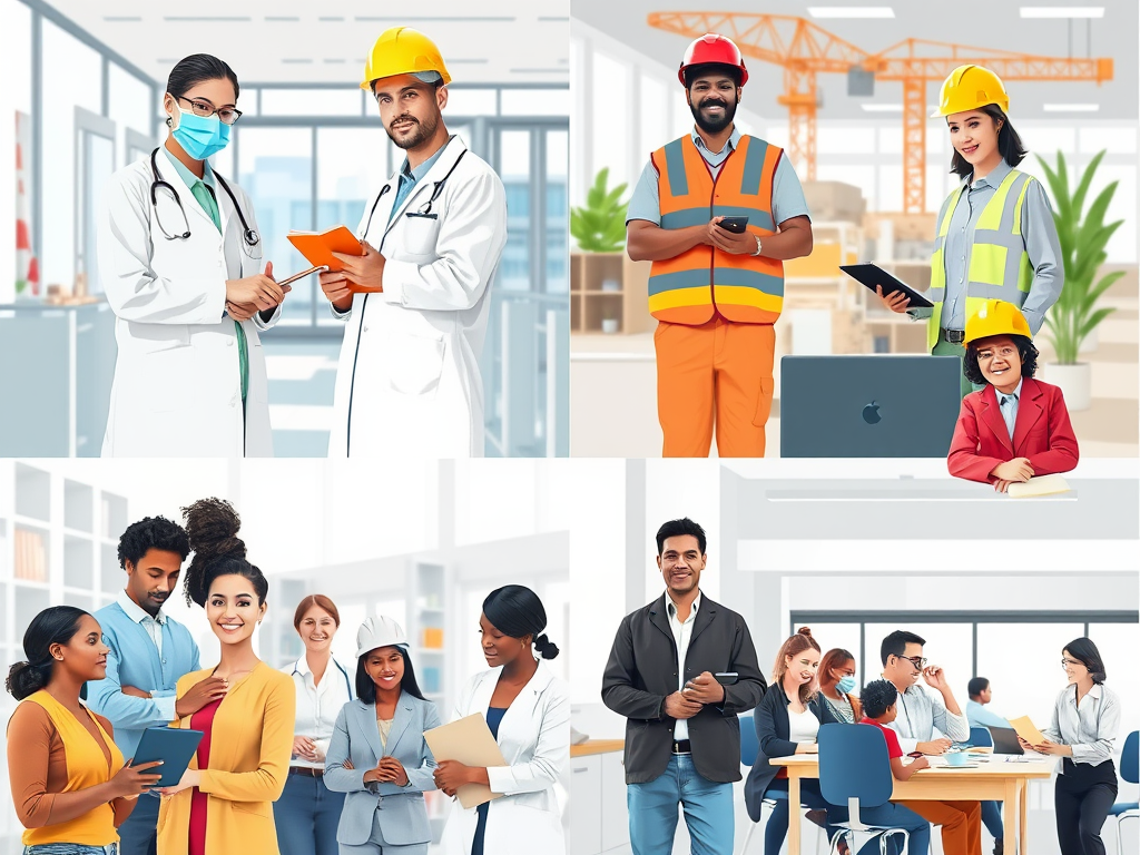 Diverse Workforce Across Industries