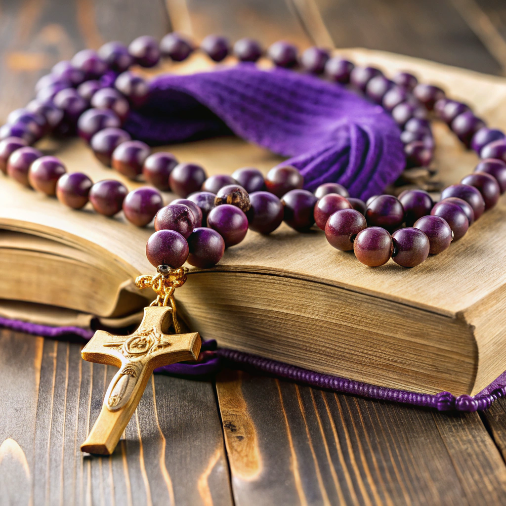 Lenten Prayer Book & Rosary: A Sacred Reflection