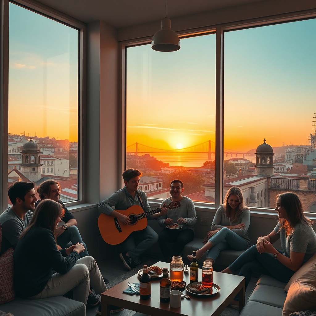 Lisbon, Portugal: Hostels & Sunset Gatherings