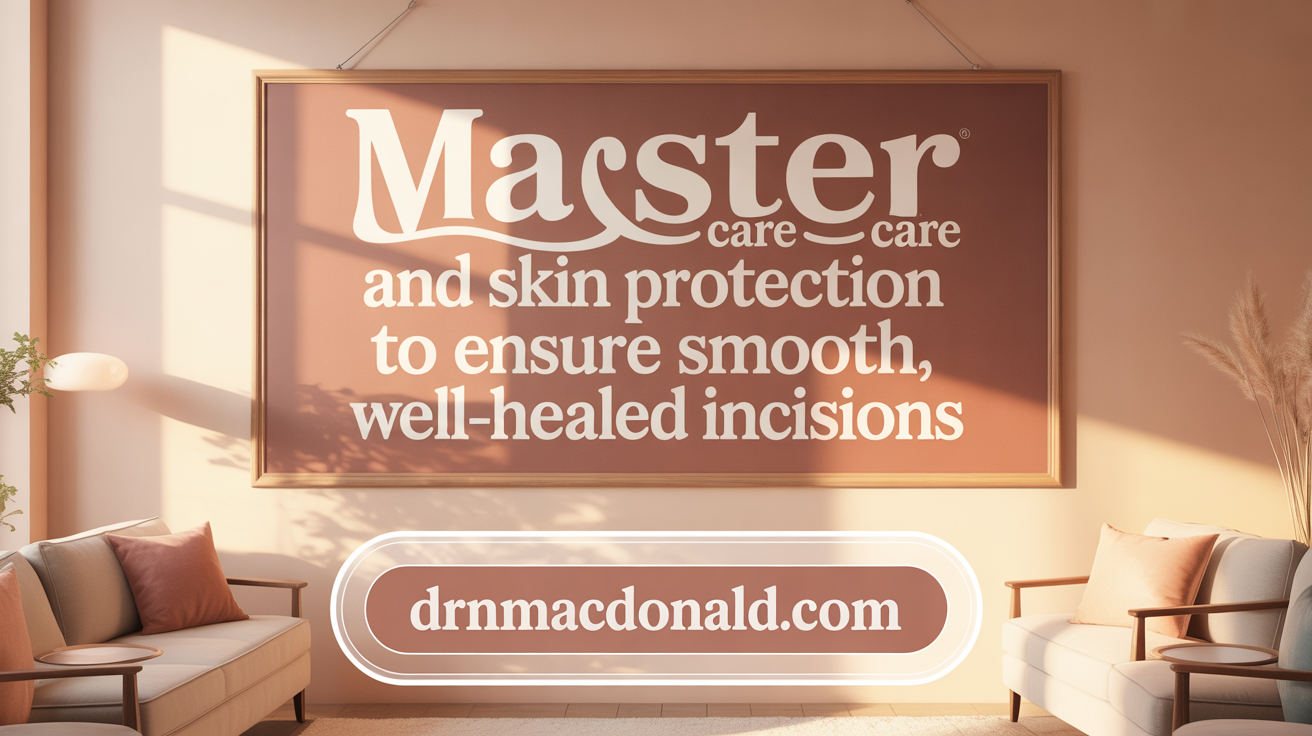 Master scar care and skin protection to ensure smooth, well-healed incisions