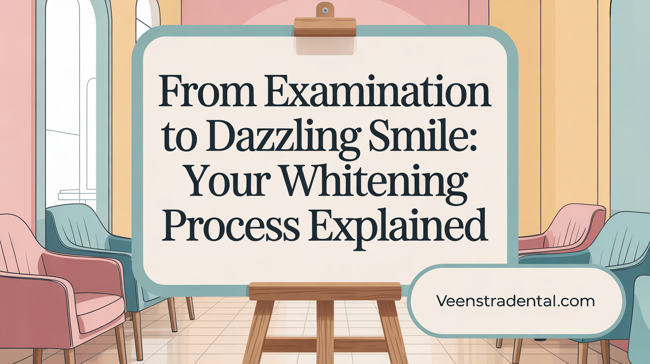 From examination to dazzling smile: Your whitening process explained