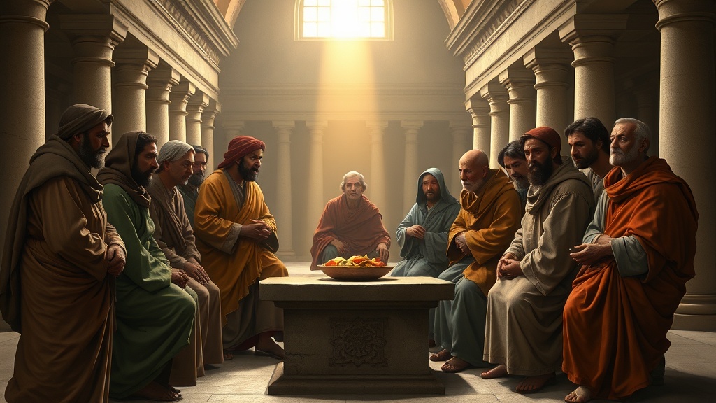 회의하는 사람들, 상호 돌봄을 상징