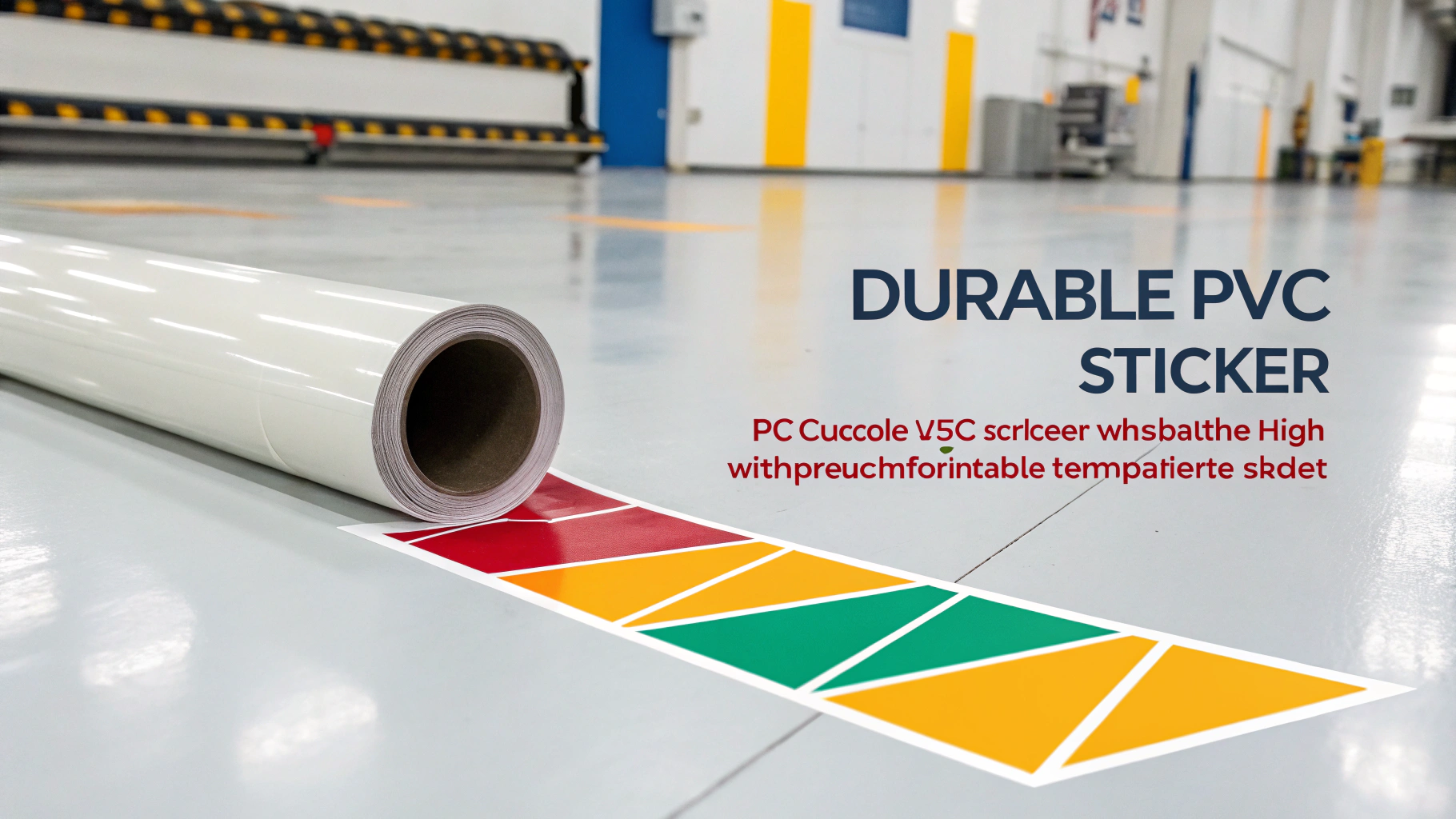 Lớp nhựa PVC chịu nhiệt của cấu tạo sticker dán