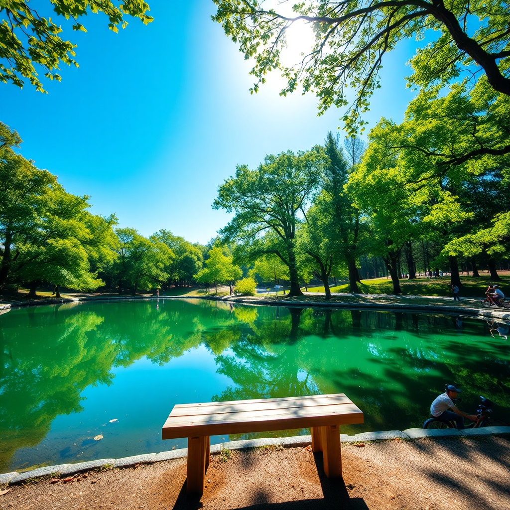 Summer Reflections at Seoul Forest