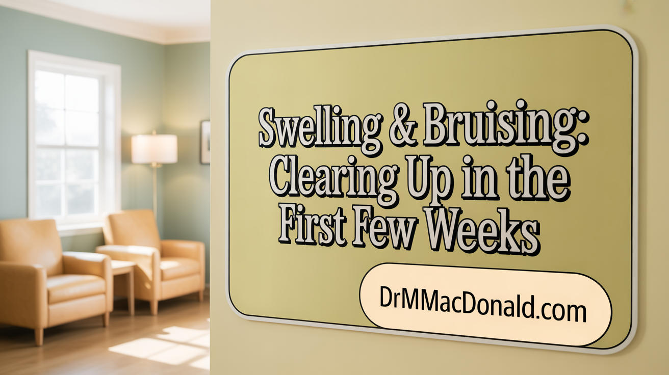 Swelling &amp; Bruising: Clearing Up in the First Few Weeks