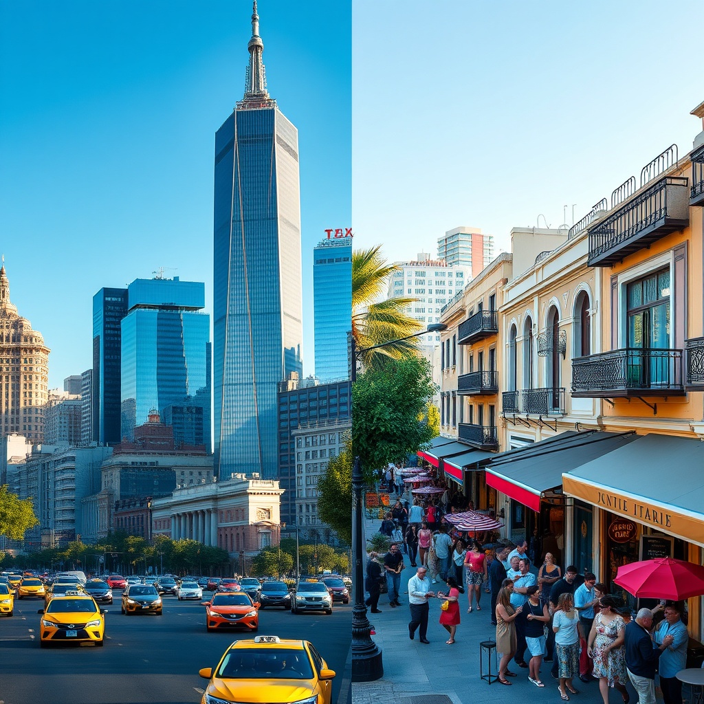 The Americas Compared: New York vs. Buenos Aires