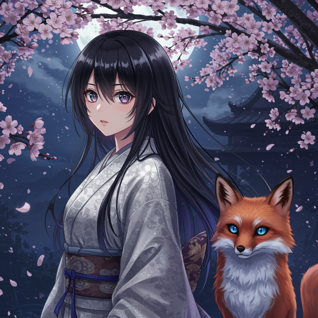 anime girl pfp discord black hair