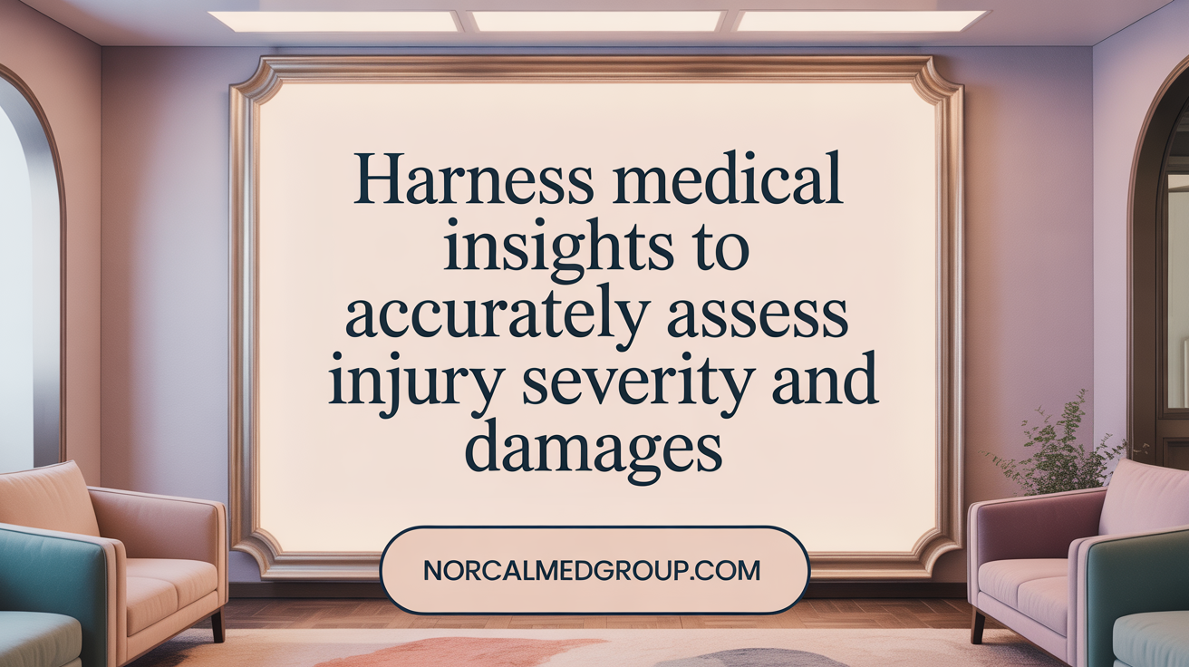 Harness Medical Insights to Accurately Assess Injury Severity and Damages