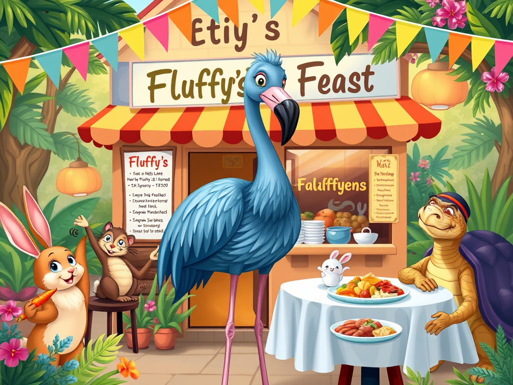 Fluffy the Flamingo's Fabulous Feast