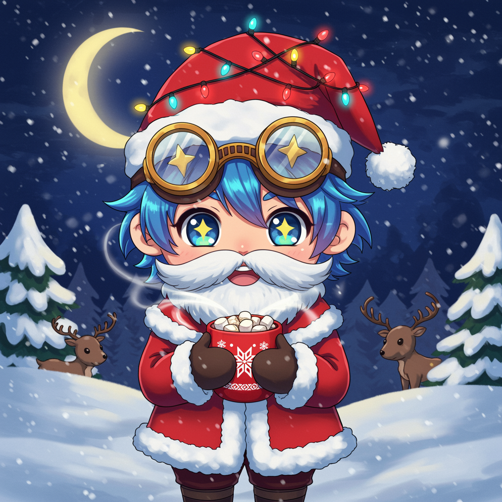 anime christmas pfp
