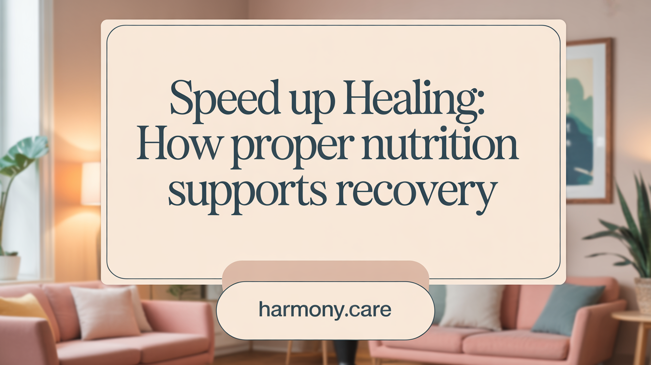 Speed Up Healing: How Proper Nutrition Shortens Recovery Time