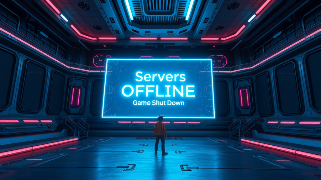 بازیکنان واقعیت مجازی در یک فضای مجازی گرد هم آمده‌اند و نمادهای Echo VR در اطراف آنها شناور است، نشان‌دهنده تلاش جامعه برای حفظ Echo VR پس از shutdown