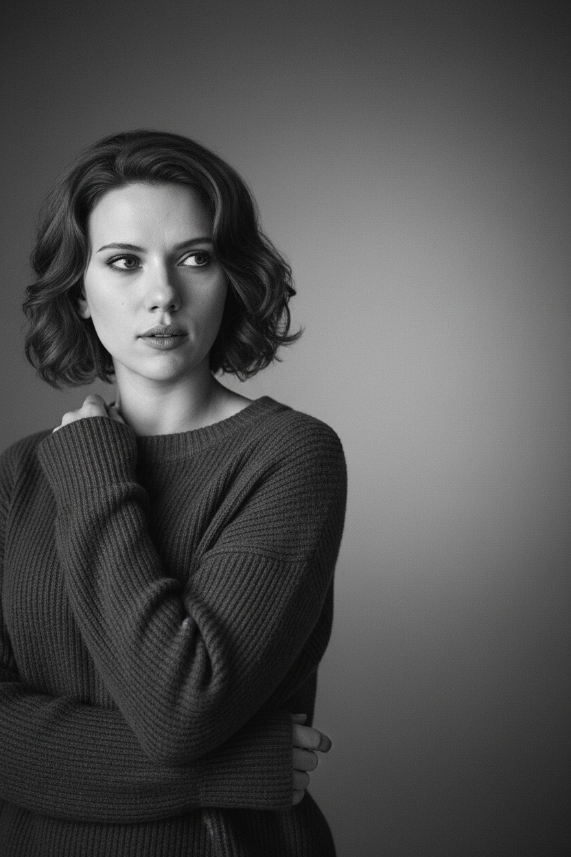 Black & White Studio Portrait