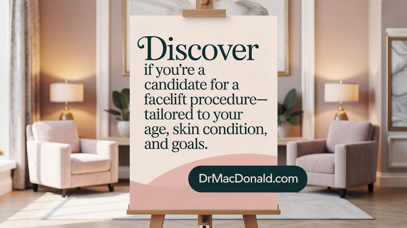 Discover if you're a candidate for a mini or full facelift—tailored to your age, skin condition, and goals.