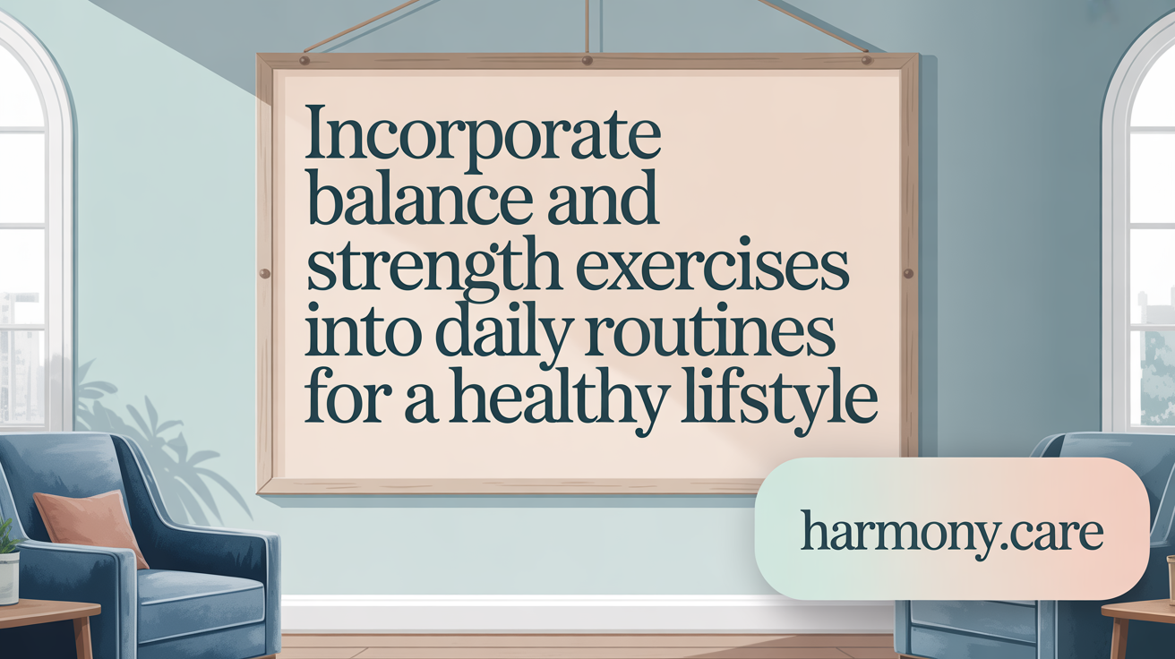 Incorporate Balance and Strength Exercises into Daily Routines