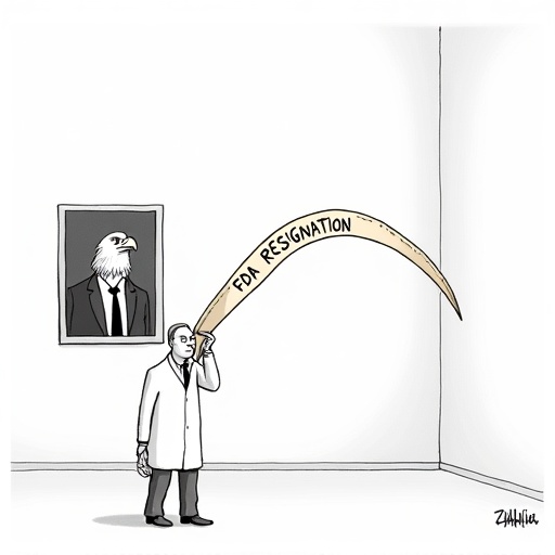 FDA Critic Vinay Prasad Returns After Resignation single-panel cartoon