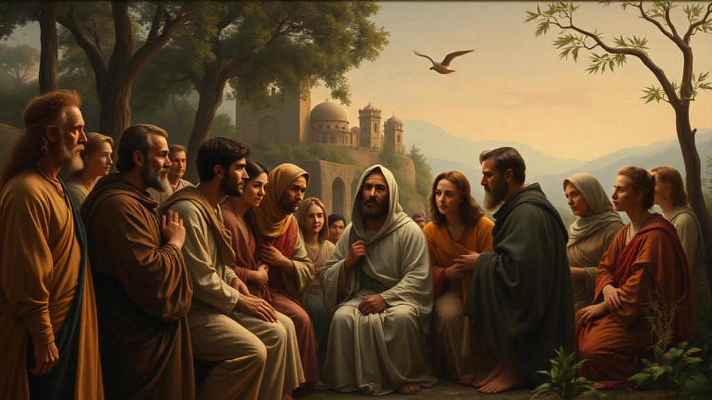 공동체의 상생과 서로를 향한 긍휼을 강조하는 장면