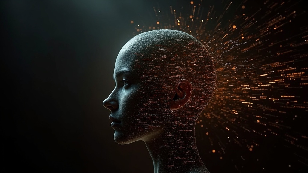 Representación de una red neuronal conectada a un cerebro humano, simbolizando la persuasión y la manipulación emocional IA.