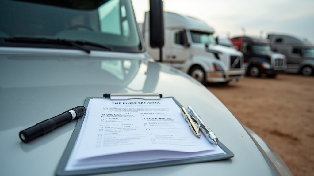 Checklist kiểm tra xe đầu kéo cũ