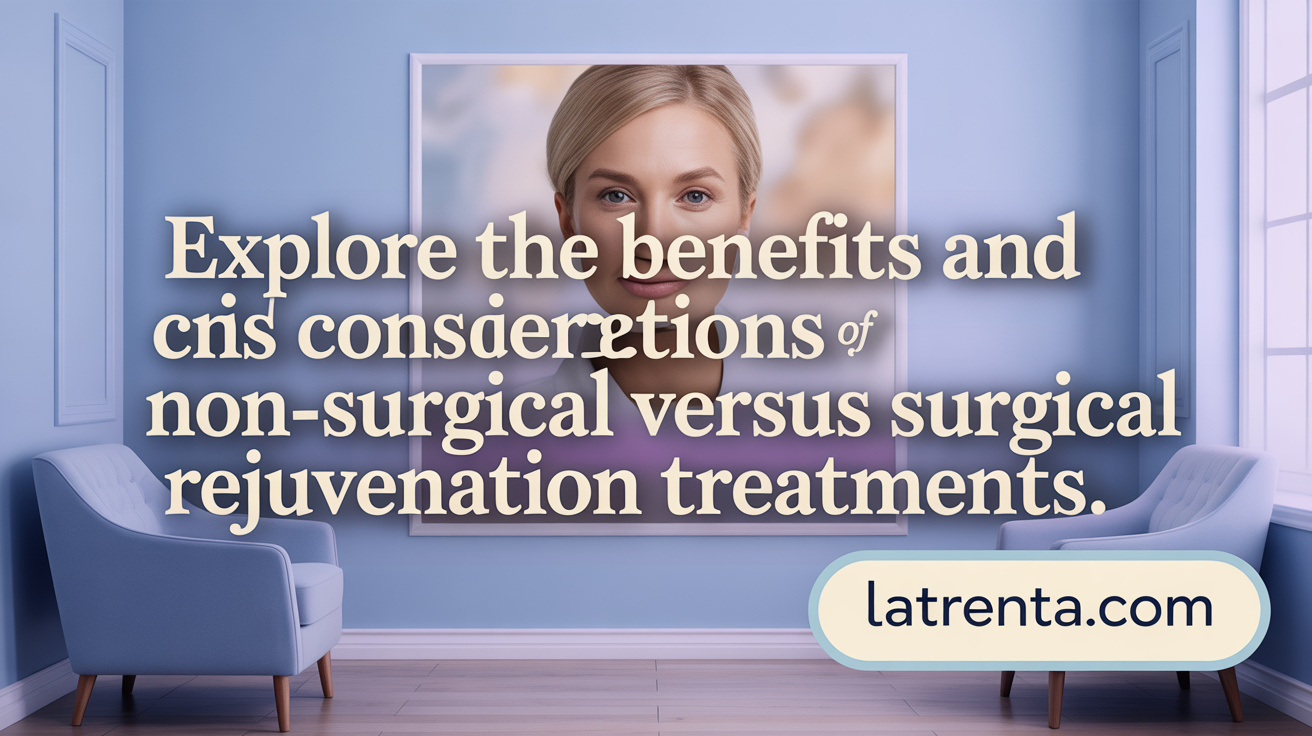 Learn the strengths and limitations of non-surgical versus surgical rejuvenation options.