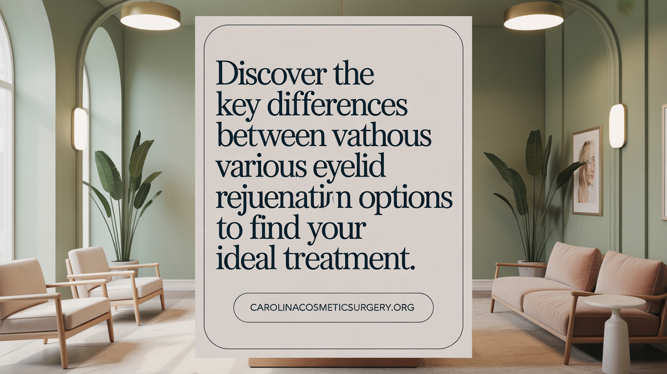 Discover the key differences between surgical and non-surgical eyelid rejuvenation to find your ideal treatment.