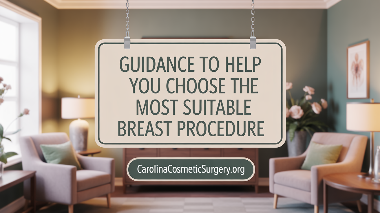 Guidance to help you choose the most suitable breast procedure