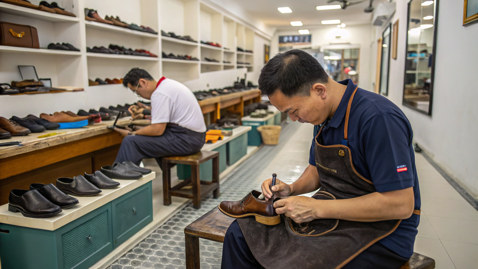 Dịch vụ sửa chữa giày dép tại Mr Phủi