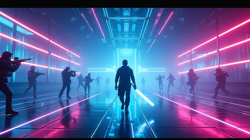 Combate frenético en el juego VR Unpatterned Cut