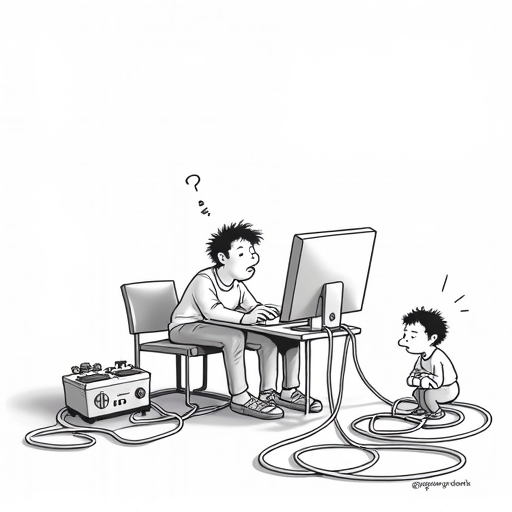 Parents Urged to Change Passwords After Major Data Breach single-panel cartoon