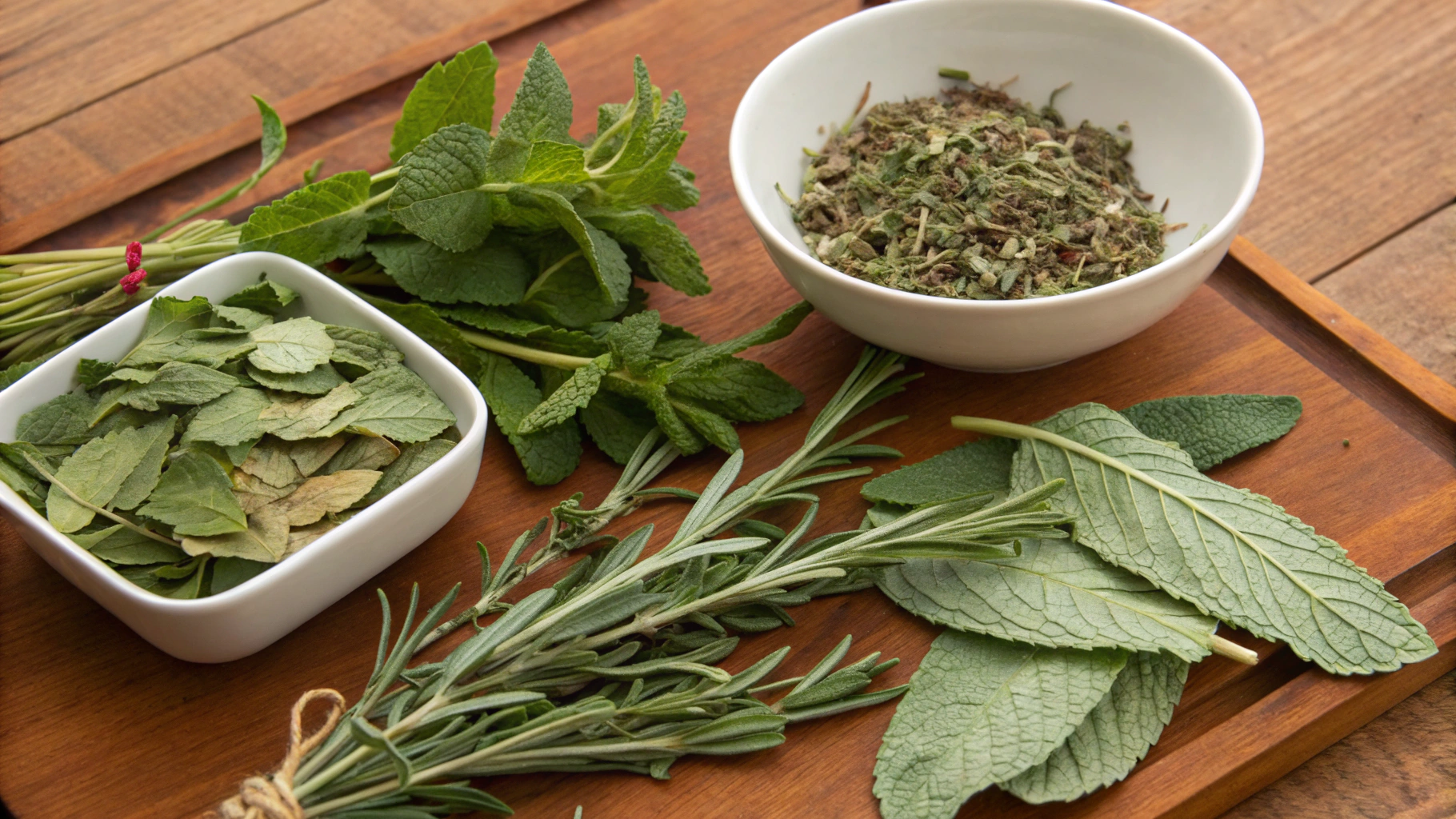 Mountain tea ingredients