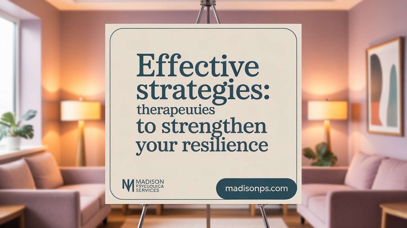Effective Strategies: Therapeutic Techniques to Strengthen Your Resilience